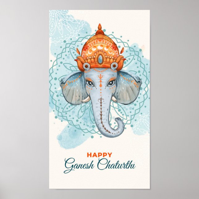 Affiche Happy Ganesh Chaturthi (Devant)