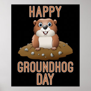 Affiche Happy Groundhog Day