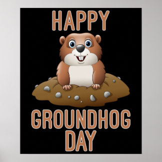 Affiche Happy Groundhog Day