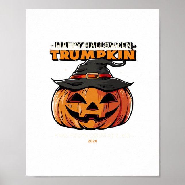 Affiche Happy Halloween Trumpkin Classic (Devant)