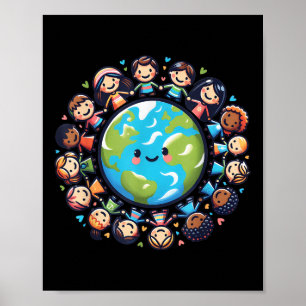 Affiche Happy Jour des terres 2025 Cool Jour des terres en