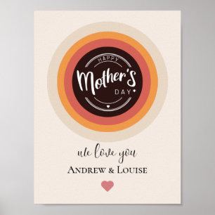 Affiche Happy mother's day