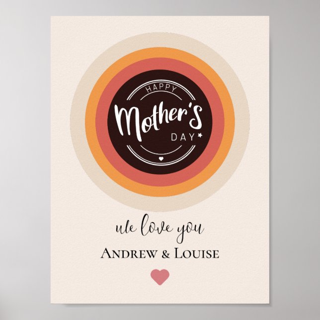 Affiche Happy mother's day (Devant)