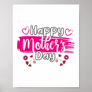 Affiche Happy Mother's Day 2025 Tshirt pour Femmes Maman G