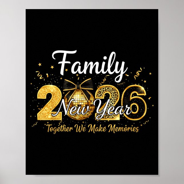 Affiche Happy New Year 2025 New Year's Eve Party Countdown (Devant)