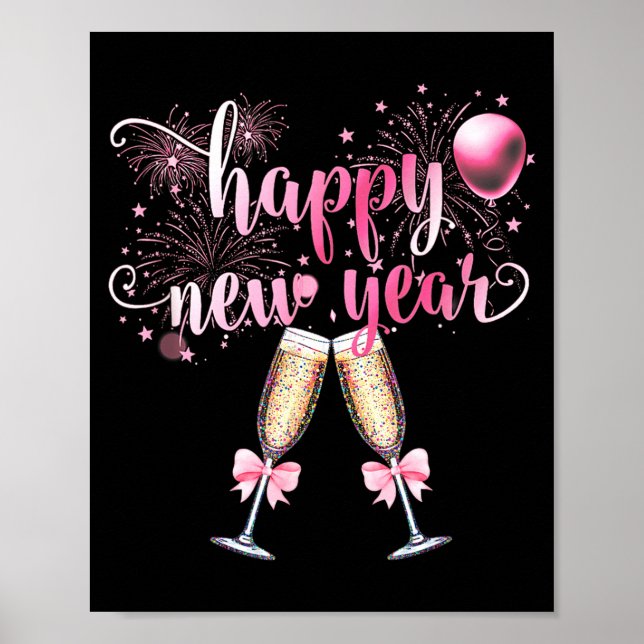 Affiche Happy New Year 2026, Cute Funny Gift Men, Women  (Devant)