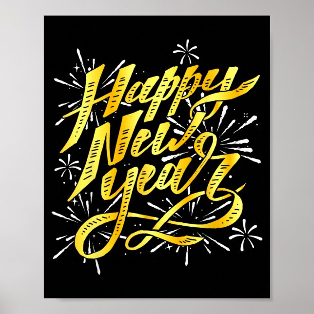 Affiche Happy New Year 2026 Men Women Kids New Year Eve Pa (Devant)