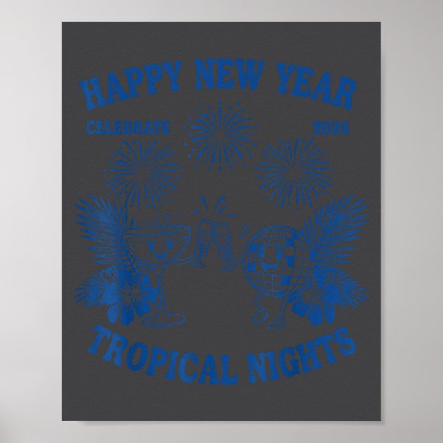 Affiche Happy New Year Trocal Nights 2026 Celebration  (Devant)