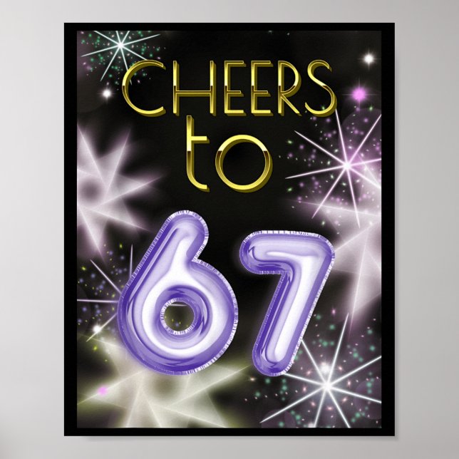 Affiche Happy New Year With A 6 7 Zoomer Meme Vibe. 2026 C (Devant)