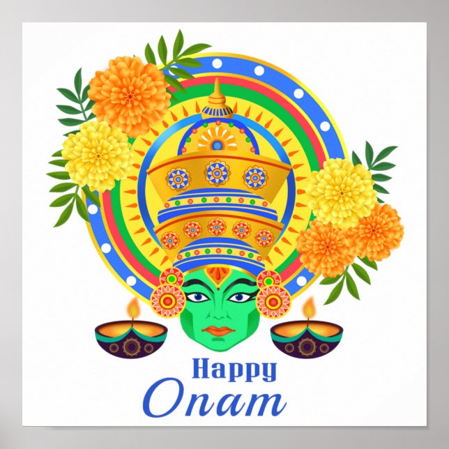 Affiche hAPPY oNAM (Devant)