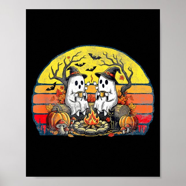 Affiche Happy Soky Camng Crew Halloween Campfire  (Devant)