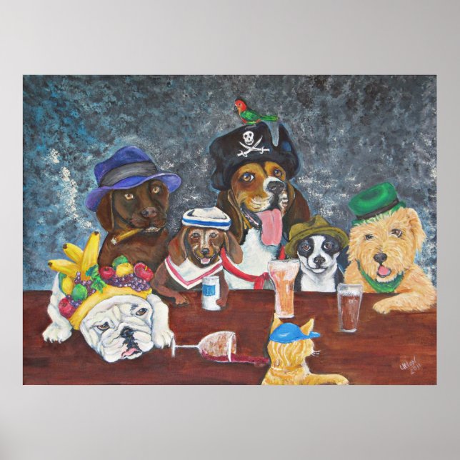 Affiche Happy Tails Saloon (Devant)