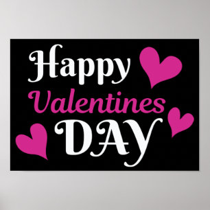 Affiche Happy valentines day