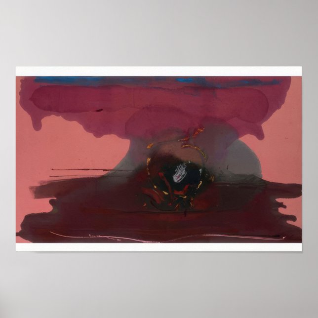 Affiche Harbinger - 1986  Helen Frankenthaler - (Devant)
