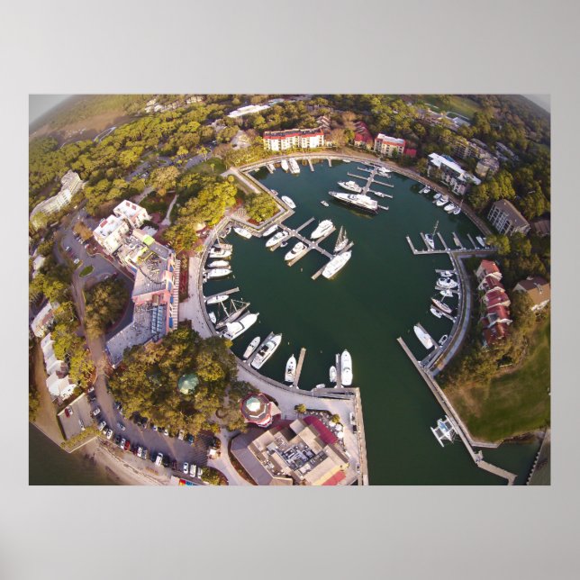 Affiche Harbour Town Golf Links, Hilton Head Island, États (Devant)