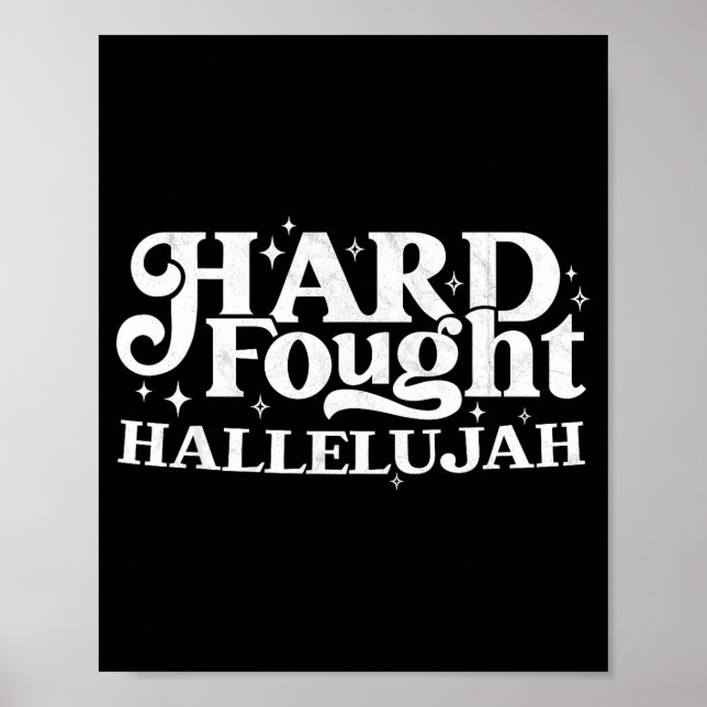 Affiche Hard Fought Hallelujah  (Devant)