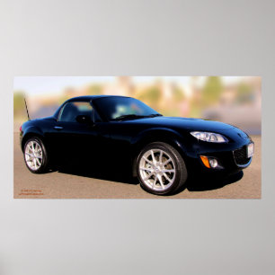 AFFICHE HARD-TOP DE MAZDA MIATA
