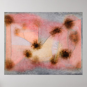 Affiche Hardy Plantes (1934) par Paul Klee