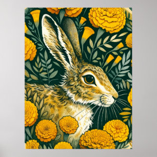 Affiche Hare Marigold