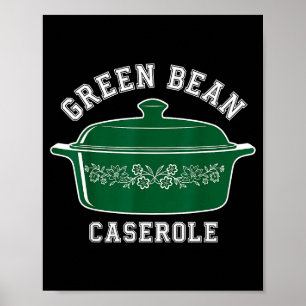 Affiche Haricot vert Cerole humour de Thanksgiving Meme Ho
