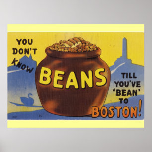 Affiche Haricots cuits à Boston