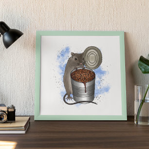 Affiche Haricots de rat et de pain