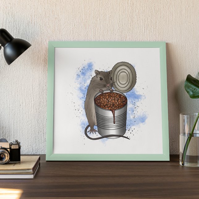 Affiche Haricots de rat et de pain (Créateur téléchargé)