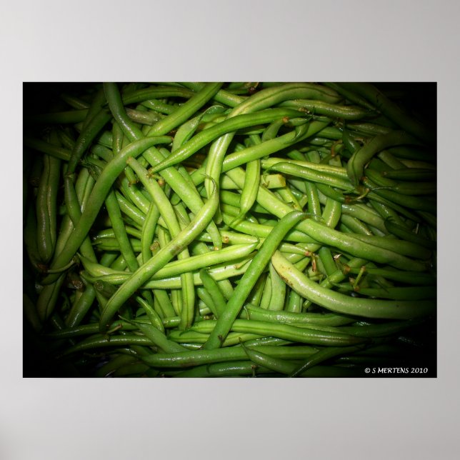 Affiche Haricots verts en vedette Imprimer (Devant)