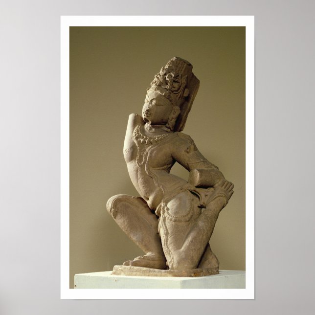 Affiche Harihara dansant dans la pose d'alidha, Prathara d (Devant)