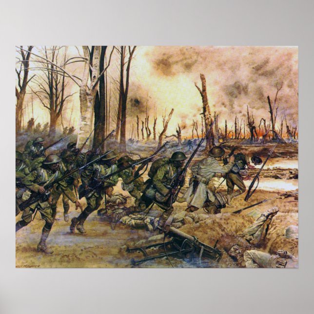 Affiche Harlem Hell Fighters Séchault H. Charles McBarron (Devant)