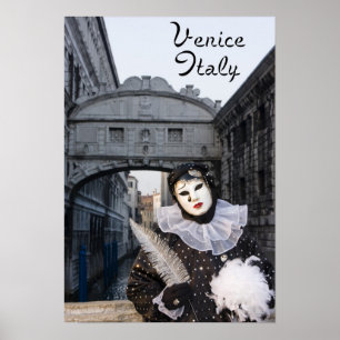 Affiche Harlequin sur le pont des soupirs