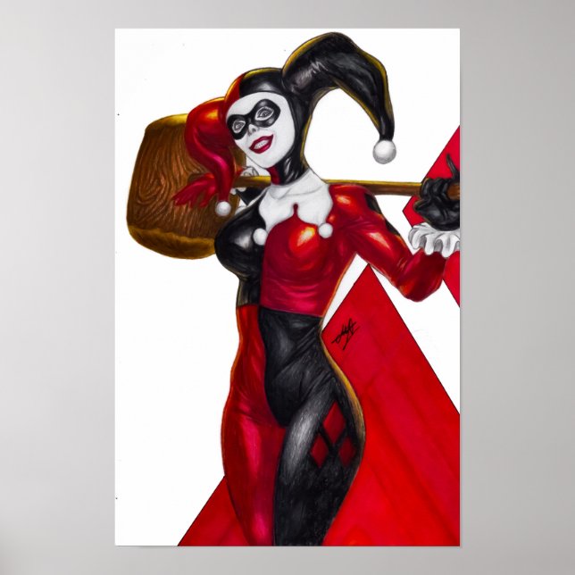 Affiche Harley Quinn ~ Harleen Quinzel (Devant)
