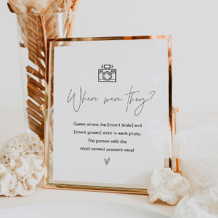 Affiche HARLOW Où Étaient-Ils Fête des mariées Jeu Signal