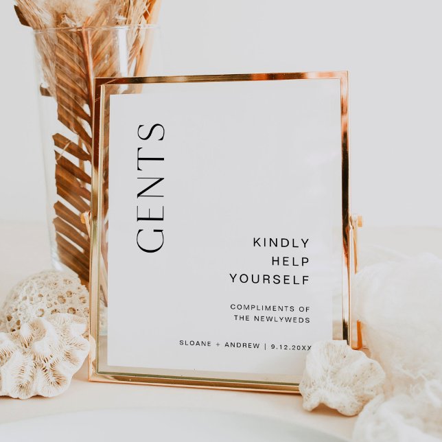 Affiche HARLOW Salle de bain Panier Mariage Signes Mens Ch (Créateur téléchargé)