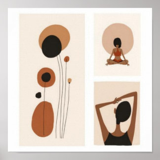 Affiche Harmonic Flow – Abstract Botanical Wall Art XI