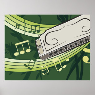 Affiche Harmonica Music