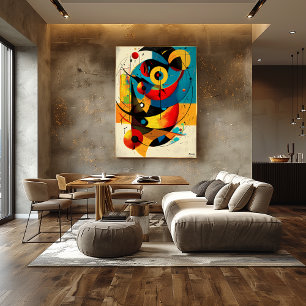 Affiche Harmonie Céleste – Flux Géométrique du Milieu de S