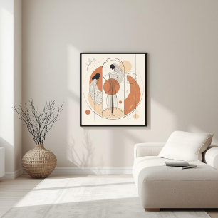 Affiche Harmonie dans la forme – Composition abstraite neu