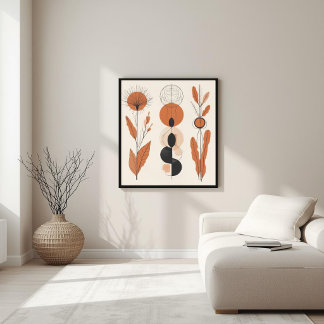 Affiche Harmonie dans la forme – Composition abstraite neu