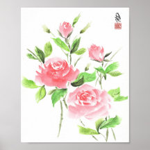Harmonie de la rose cramoisie