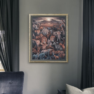 Affiche Harmonie du Royaume animal