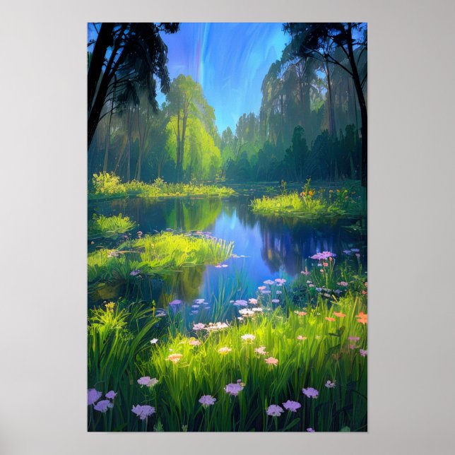 Affiche Harmonie du terrain marécageux (Devant)