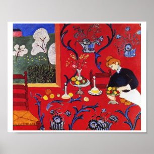 Affiche Harmonie en rouge, Matisse