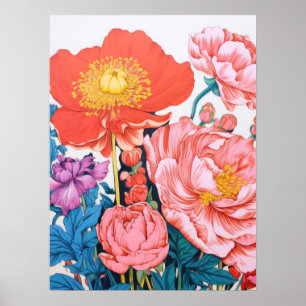 Affiche Harmonie florale