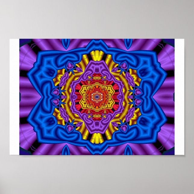 Affiche Harmonie fractale (Devant)