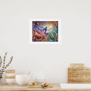 Affiche Harmonie Gemstone : Aquarelle