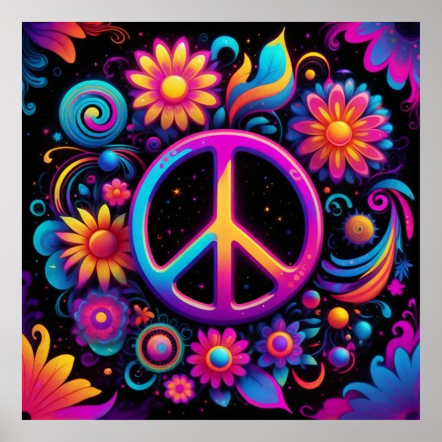 Affiche Harmonie spirituelle Yin Yang - (Devant)