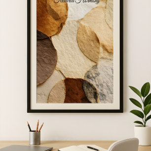 Affiche Harmonie Texturée