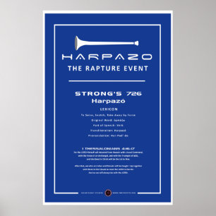 Affiche Harpazo Rapture, événement