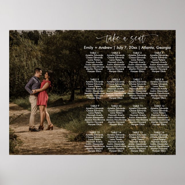 Affiche HARPER Moderne Sièges photo Modèle (Devant)